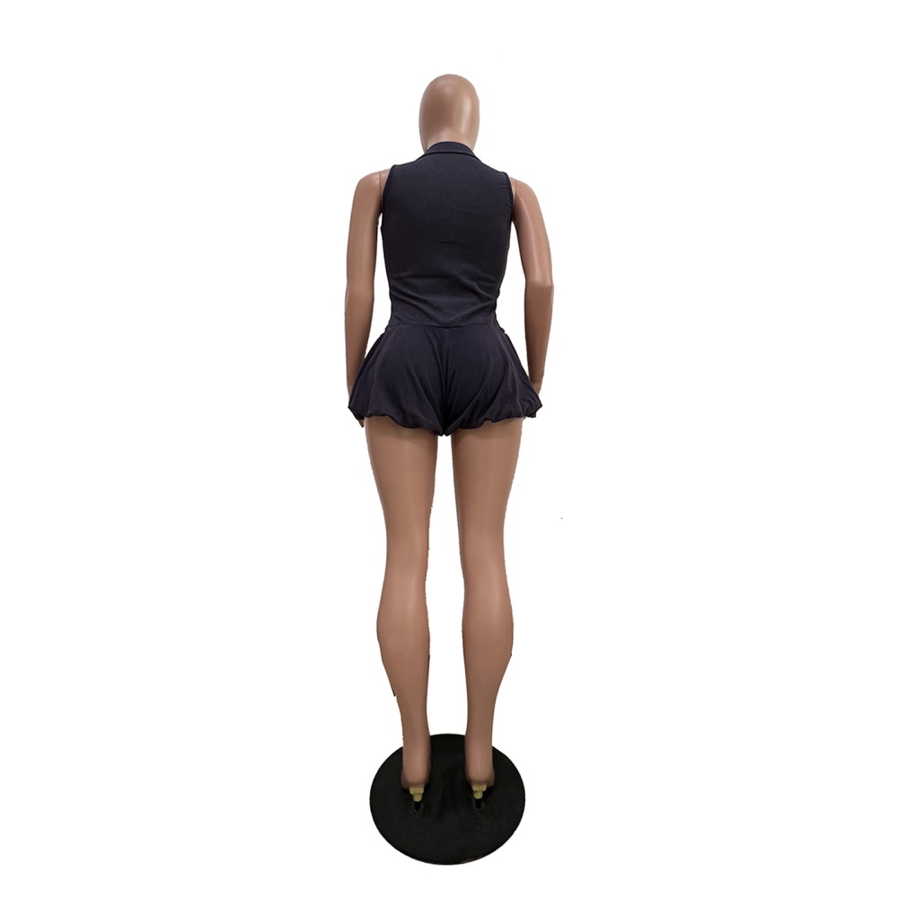 Casual European style conjoined shorts for women