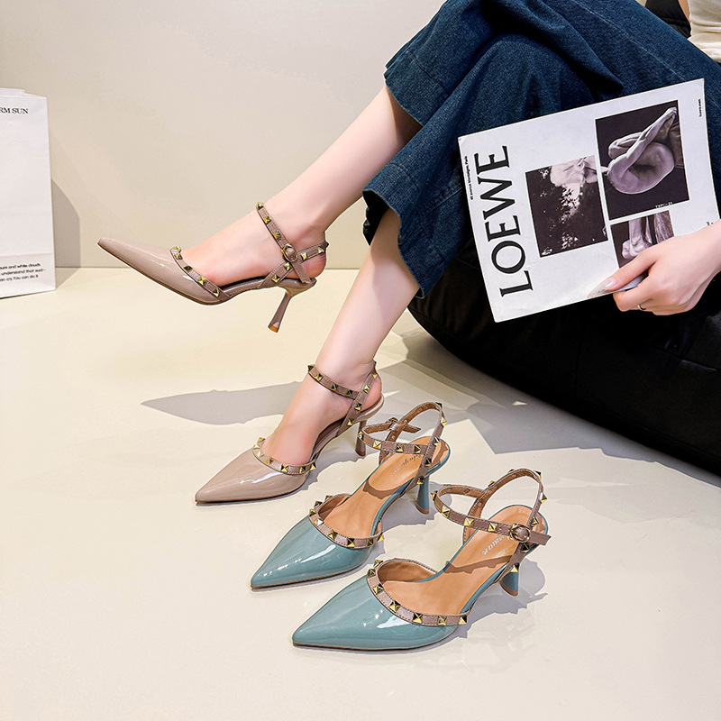 Sexy high-heeled shoes fine-root sandals for women