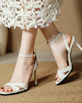 High-heeled open toe sandals sexy high-heeled shoes