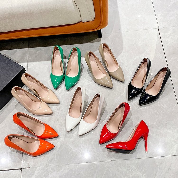 Spring and autumn lady high-heeled shoes fashion shoes