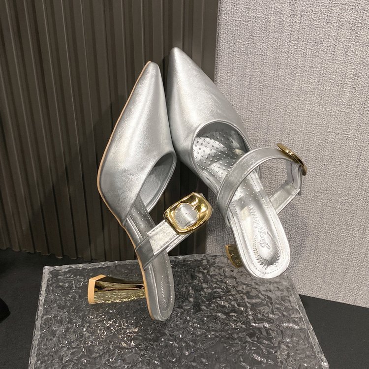 Lady France style high-heeled shoes pointed slippers