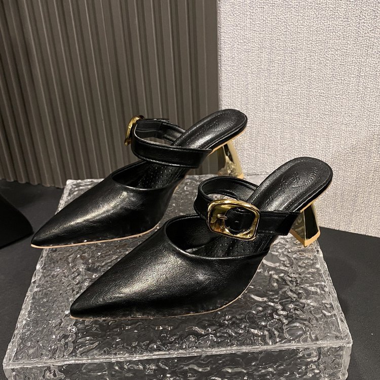 Lady France style high-heeled shoes pointed slippers