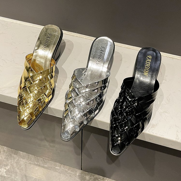 Lady pointed slipsole slippers fashion France style shoes