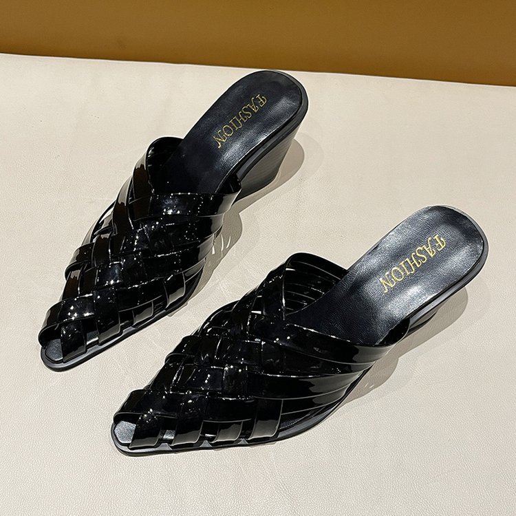 Lady pointed slipsole slippers fashion France style shoes