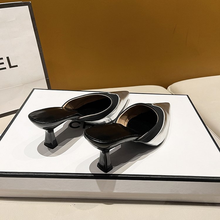Fashion lady shoes summer pointed slippers for women