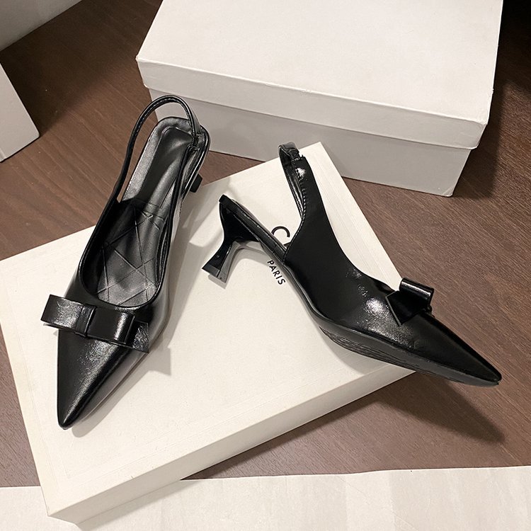 Fashion bow high-heeled shoes lady shoes for women