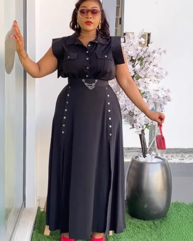 Commuting long skirt work clothing 2pcs set