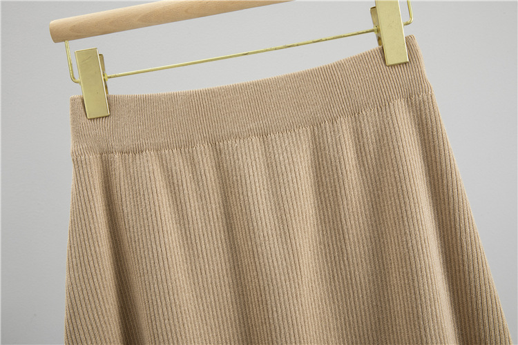 Sleeveless sweater knitted skirt 3pcs set