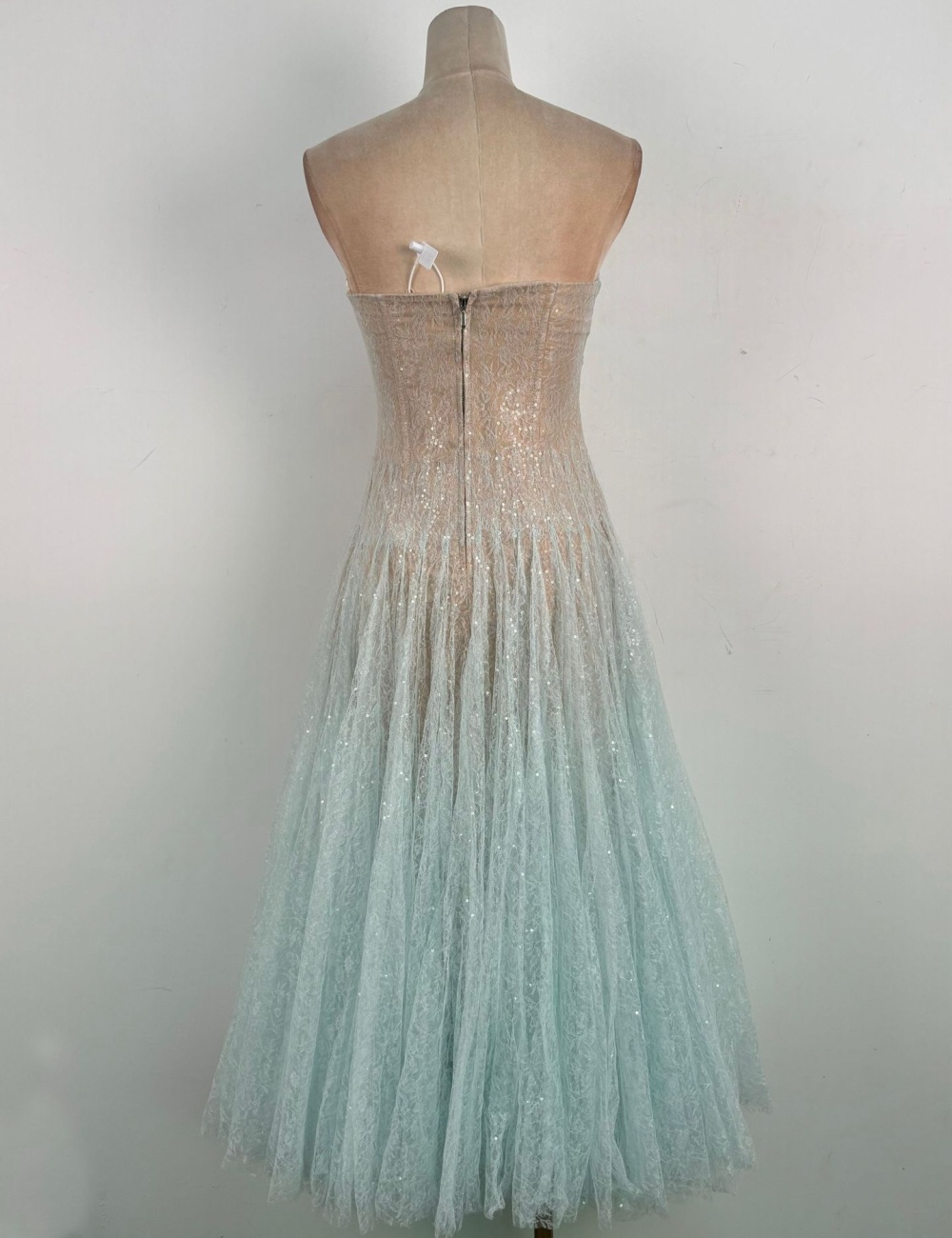 Niche light luxury long dress sequins lace dress