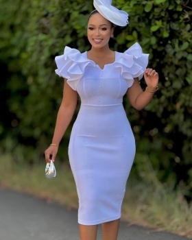 Summer fashion formal dress beading banquet dress for women