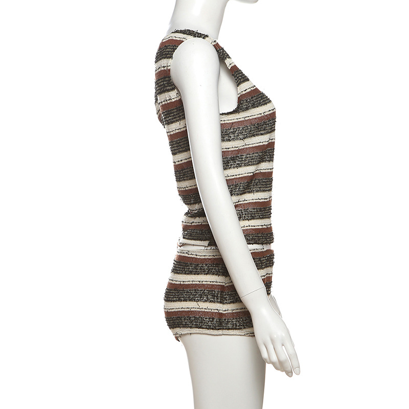 Summer spicegirl tops stripe shorts a set for women