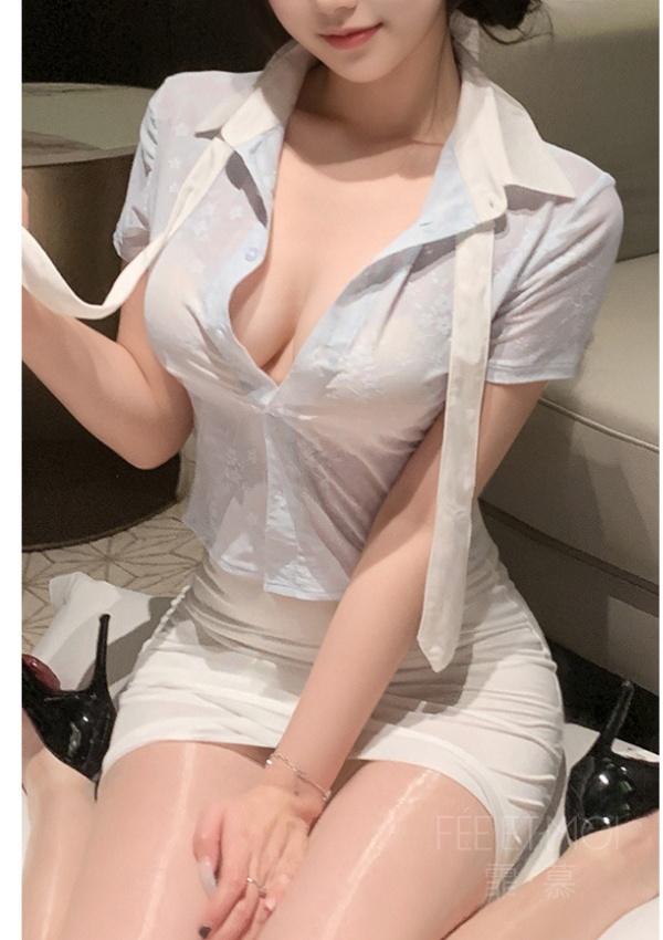 Uniform temptation short skirt sexy Sexy underwear a set