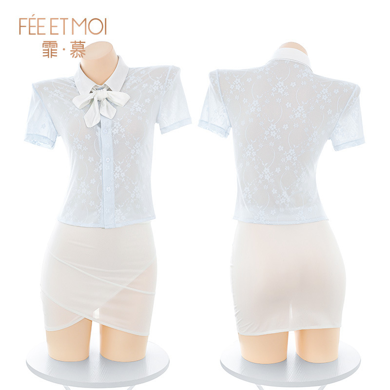 Uniform temptation short skirt sexy Sexy underwear a set