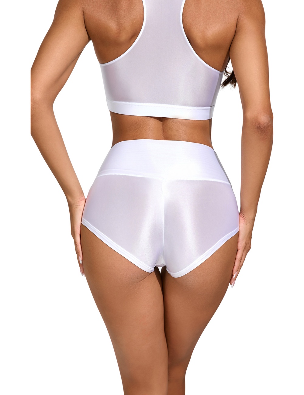 Sexy fitness sports bar high waist shorts a set