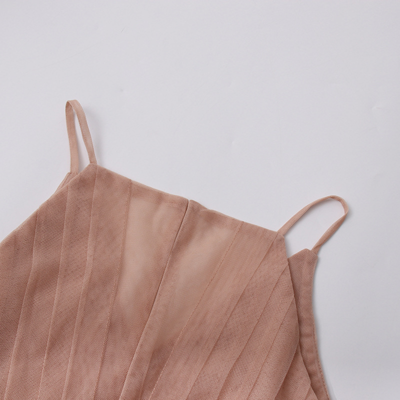 Sling sandy beach long dress halter dress for women
