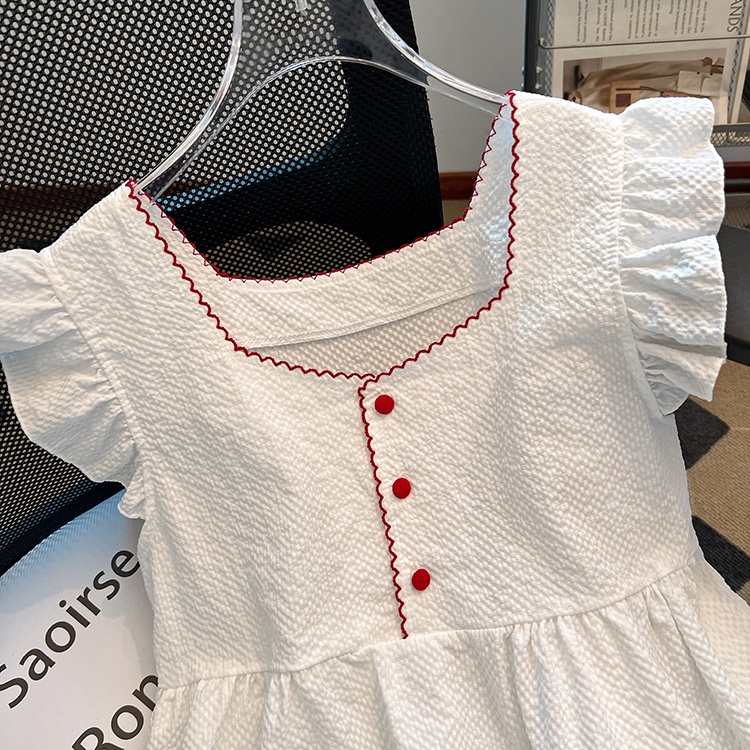 Show young maiden doll shirt square collar tops for women