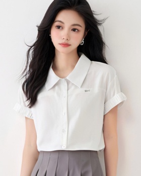 Summer shirt temperament tops for women