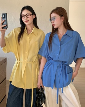 Short sleeve frenum shirt summer temperament tops