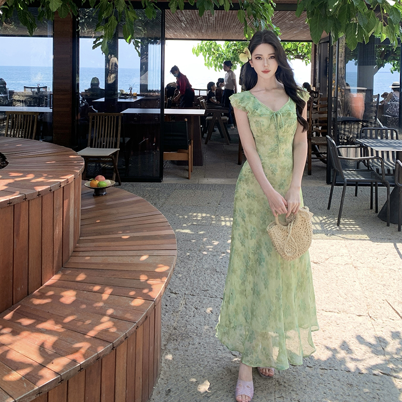 Vacation tender fresh temperament dress for women