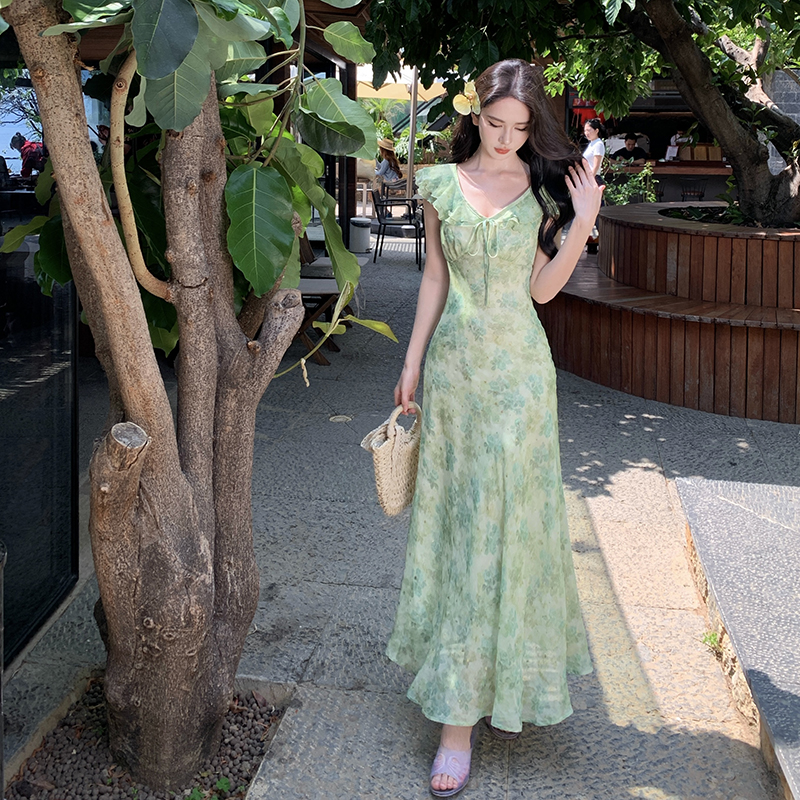 Vacation tender fresh temperament dress for women