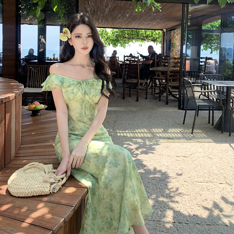 Vacation tender fresh temperament dress for women