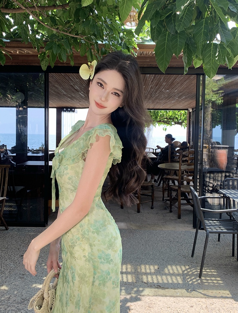 Vacation tender fresh temperament dress for women