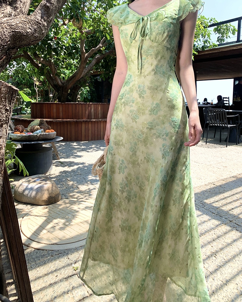 Vacation tender fresh temperament dress for women