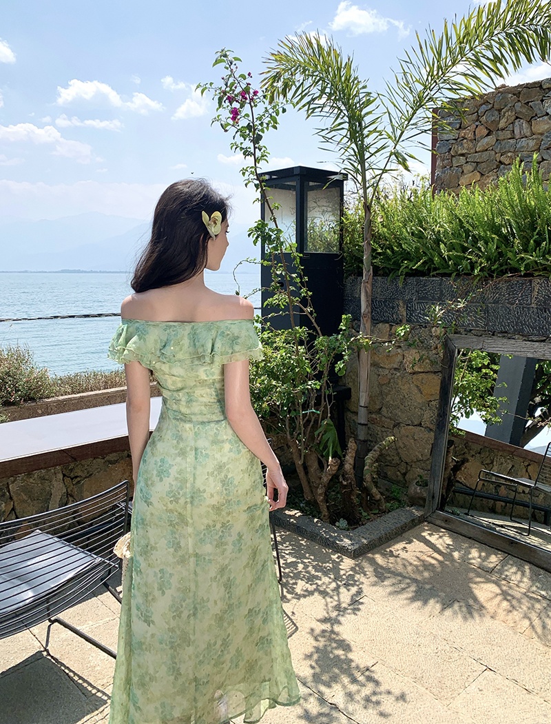 Vacation tender fresh temperament dress for women