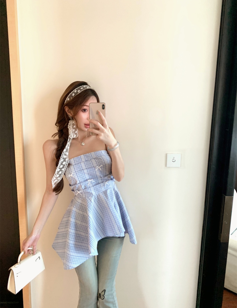 Summer tops irregular small shirt for women