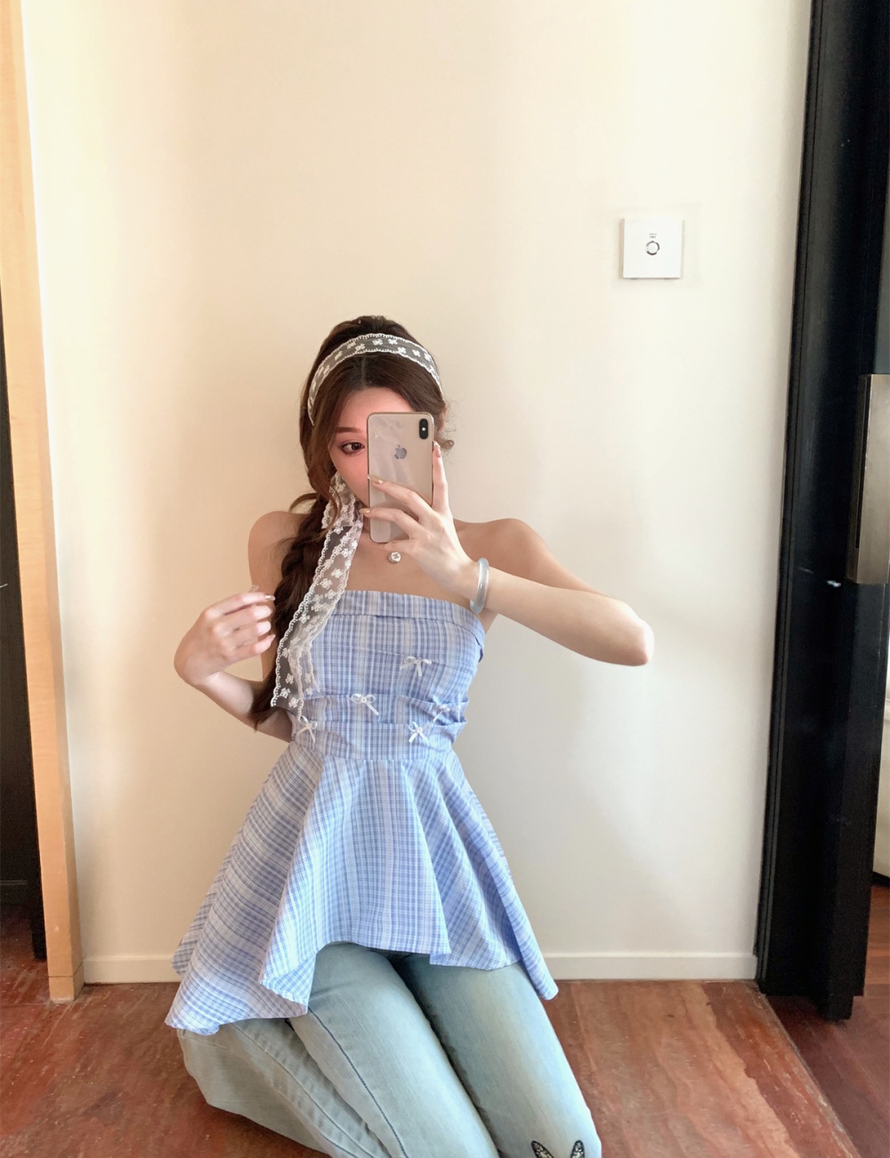 Summer tops irregular small shirt for women