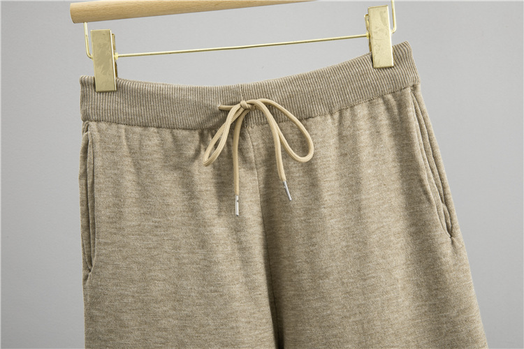 Hooded wide leg pants Casual sweater 2pcs set for women