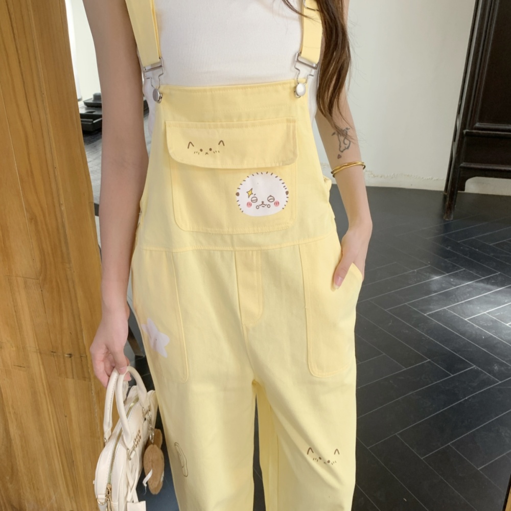 Summer maiden work clothing Korean style long pants a set