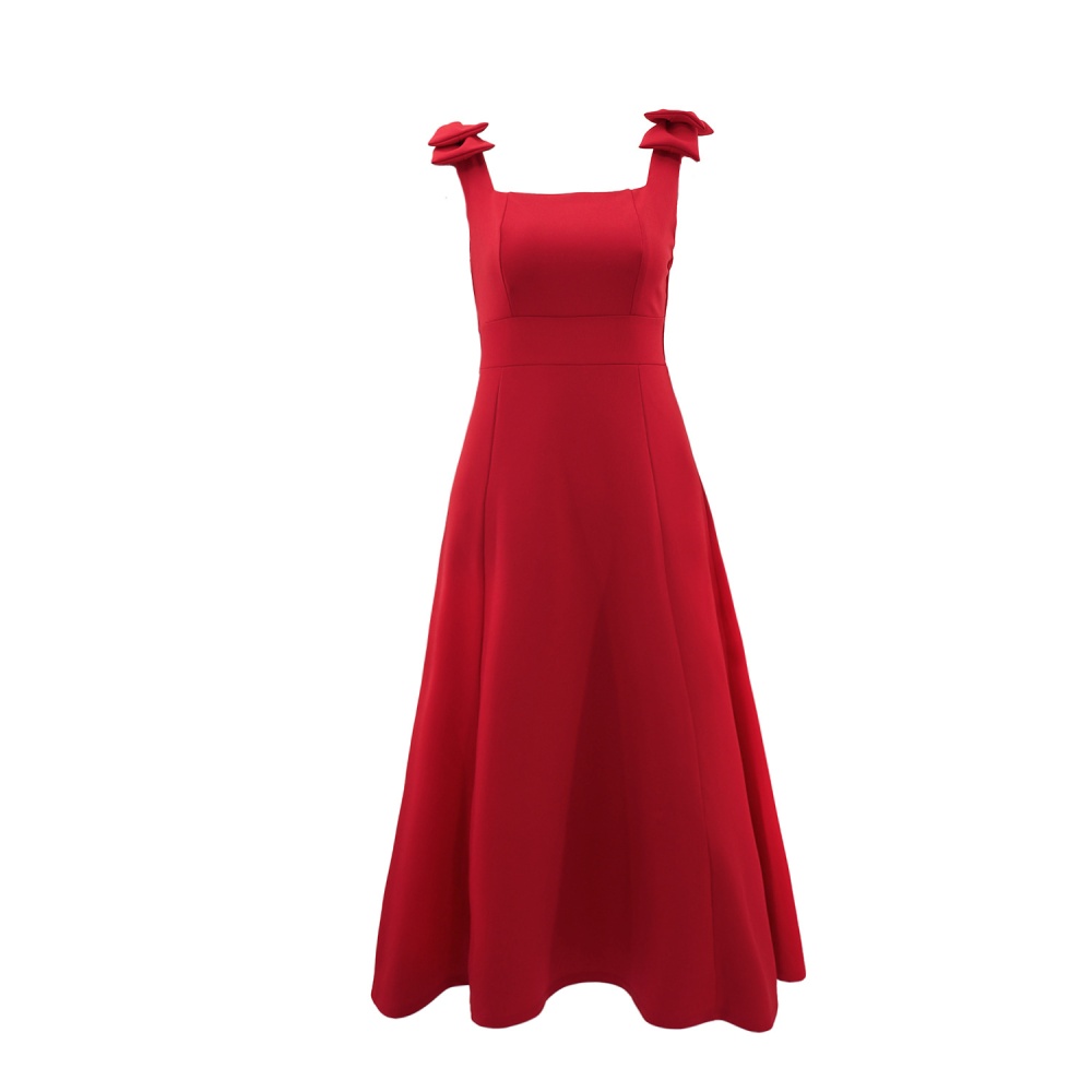 European style temperament bow pure dress
