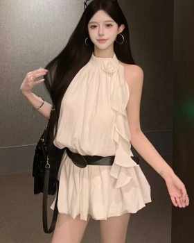 Summer niche dress spicegirl A-line T-back for women