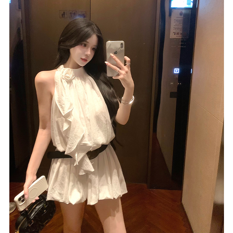 Summer niche dress spicegirl A-line T-back for women