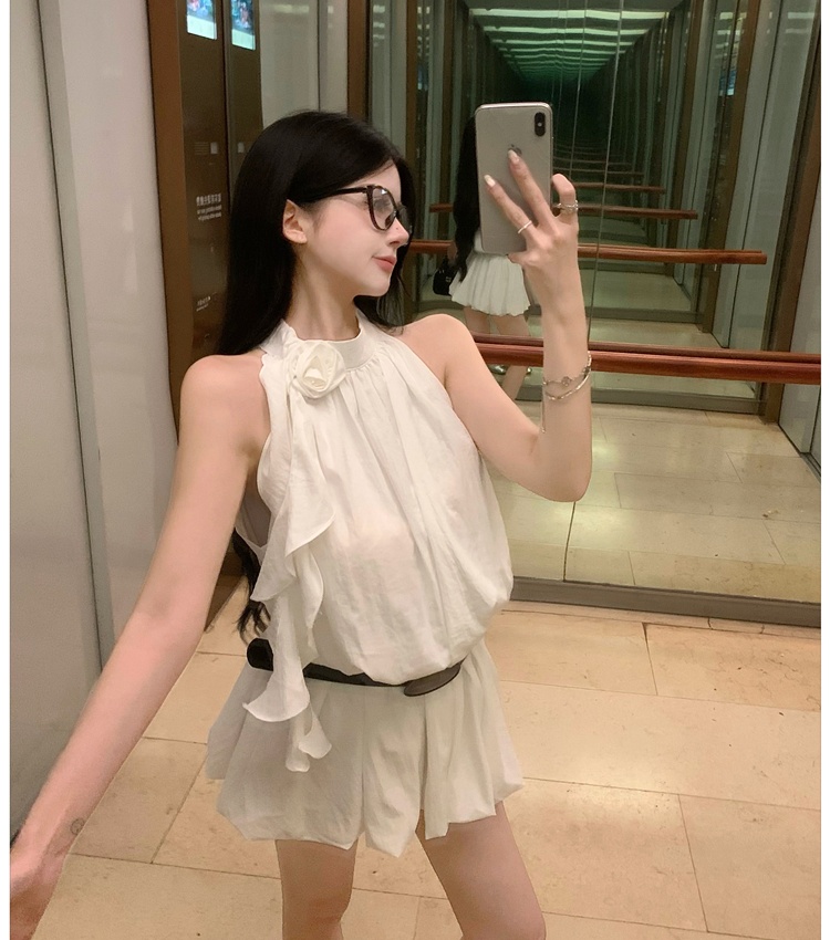 Summer niche dress spicegirl A-line T-back for women