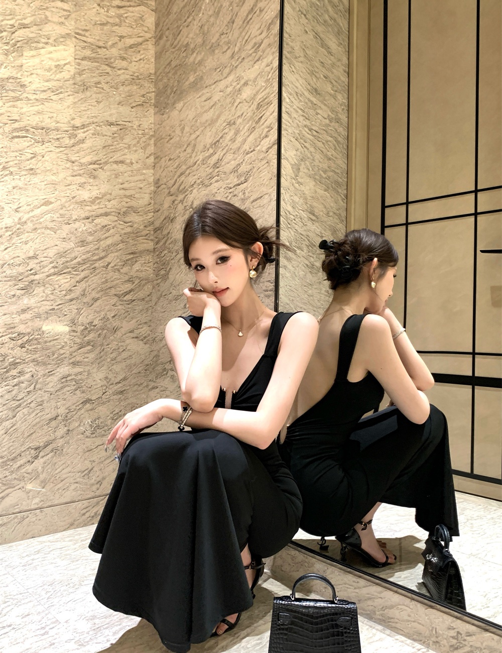 Summer sexy halter slim dress