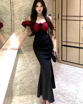 Splice slim summer sling dress