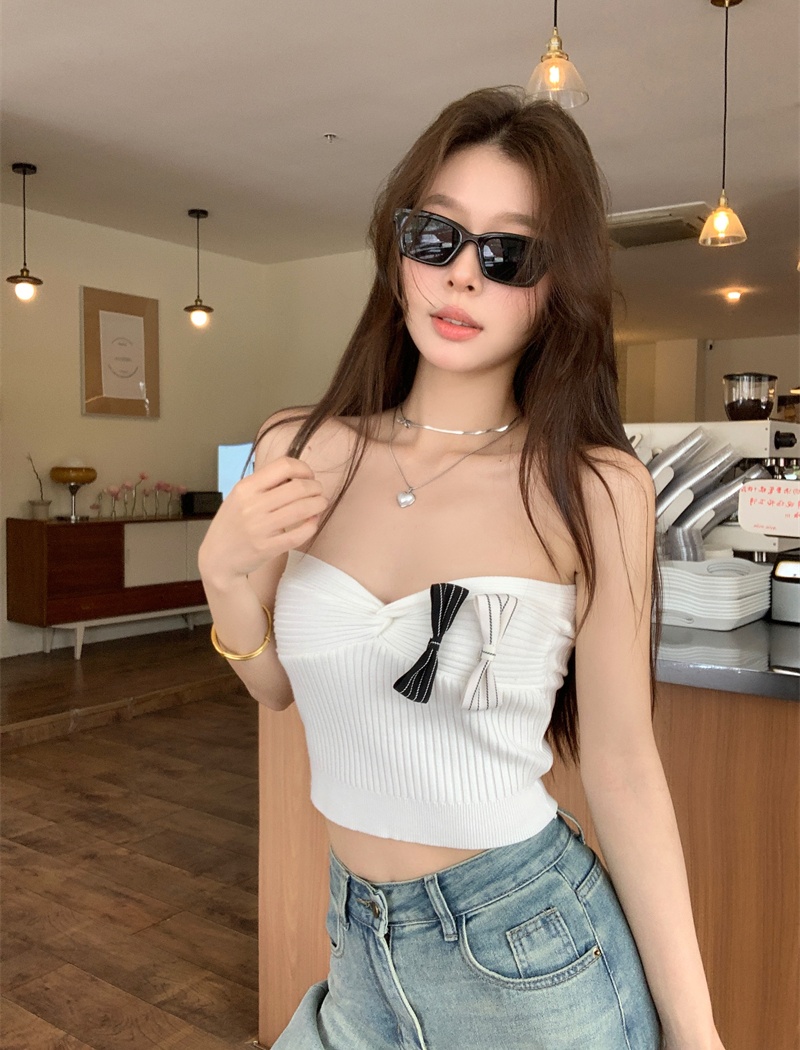 Spring and summer niche vest all-match tops for women