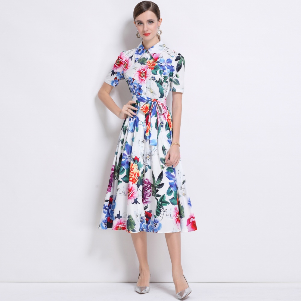 Slim sleeveless big skirt halter gauze long dress