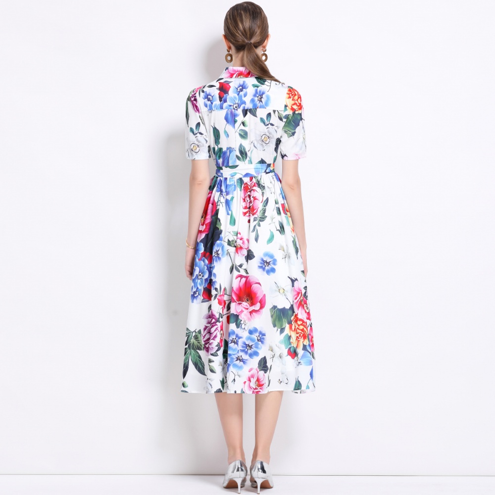 Slim sleeveless big skirt halter gauze long dress