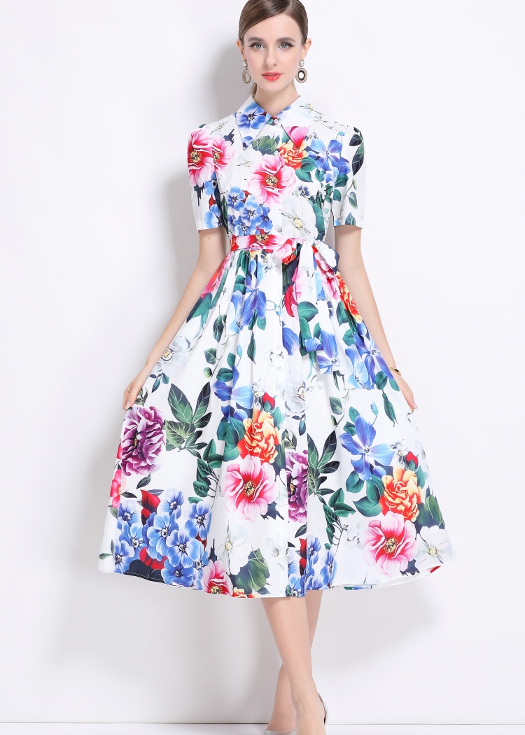 Slim sleeveless big skirt halter gauze long dress