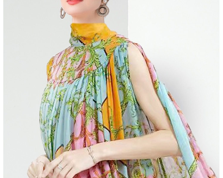 Pleats Please summer sleeveless loose dress
