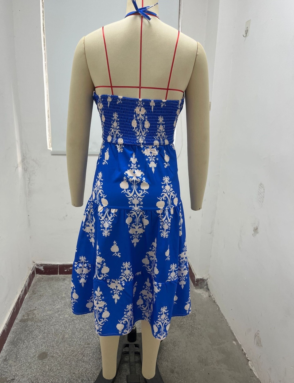 Summer fashion halter sexy strapless dress for women