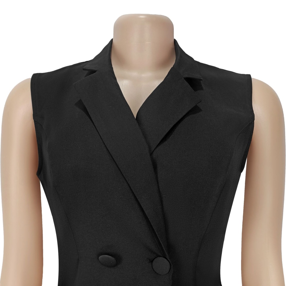 European style temperament business suit V-neck jumpsuit for women