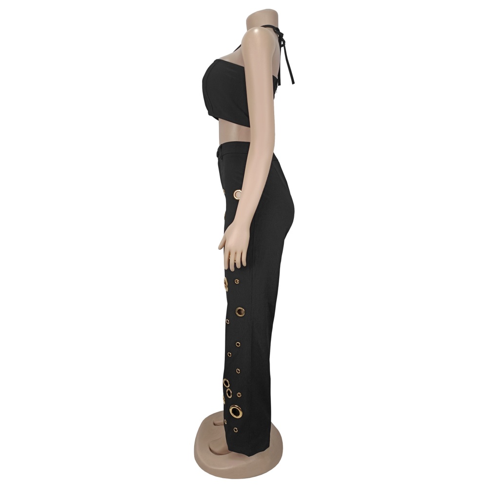 Fashion sexy European style long pants 2pcs set