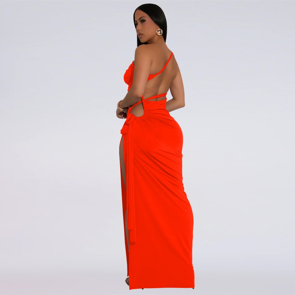 Halter sexy dress European style fashion tops