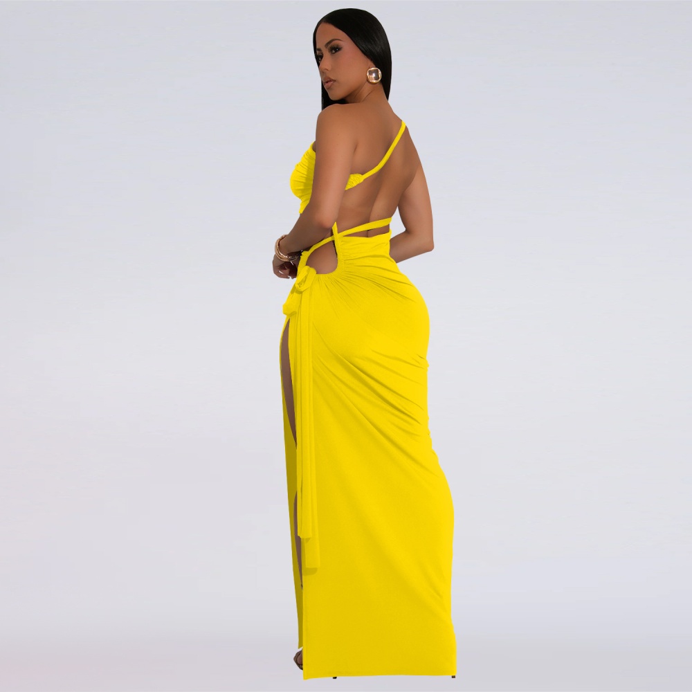 Halter sexy dress European style fashion tops