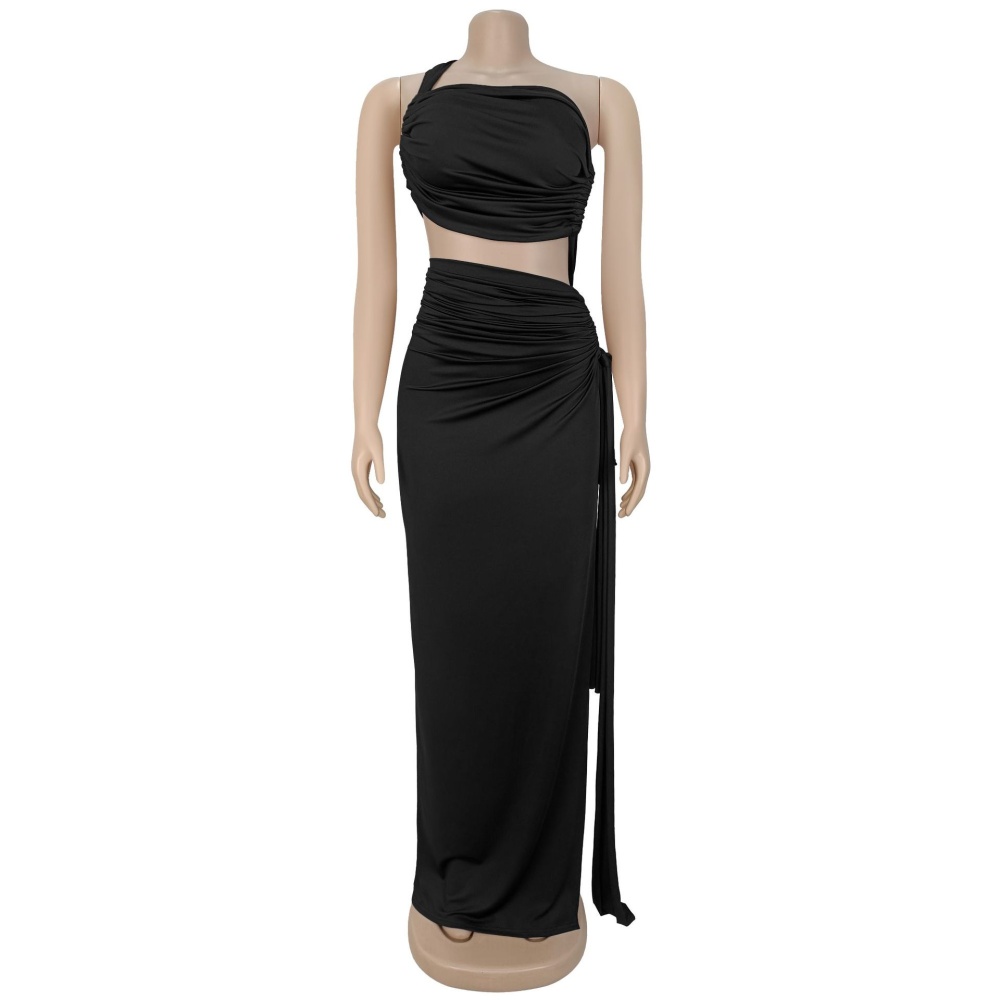 Halter sexy dress European style fashion tops
