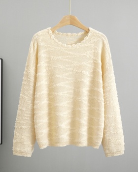 Pullover wears outside tops European style sweater for women